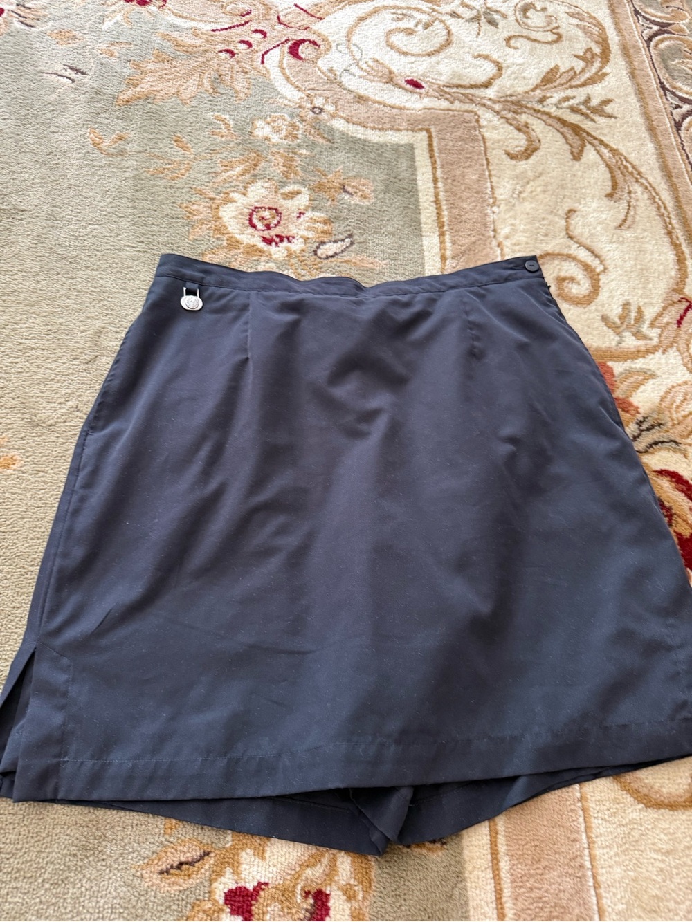 Liz Claiborne Black A-Line Skort